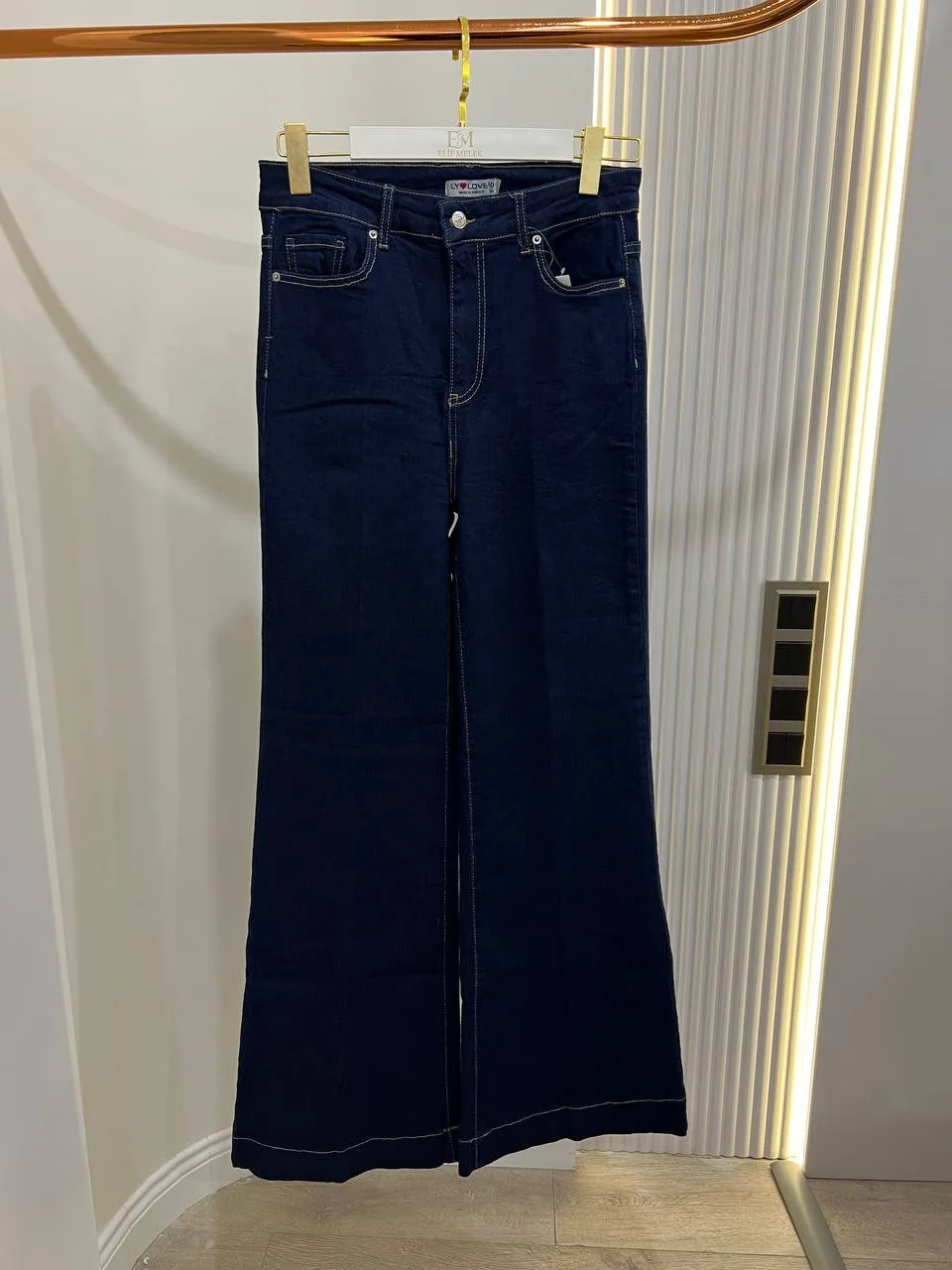 LY Love 3193 Ön Ütülü İspanyol Paça Pantolon