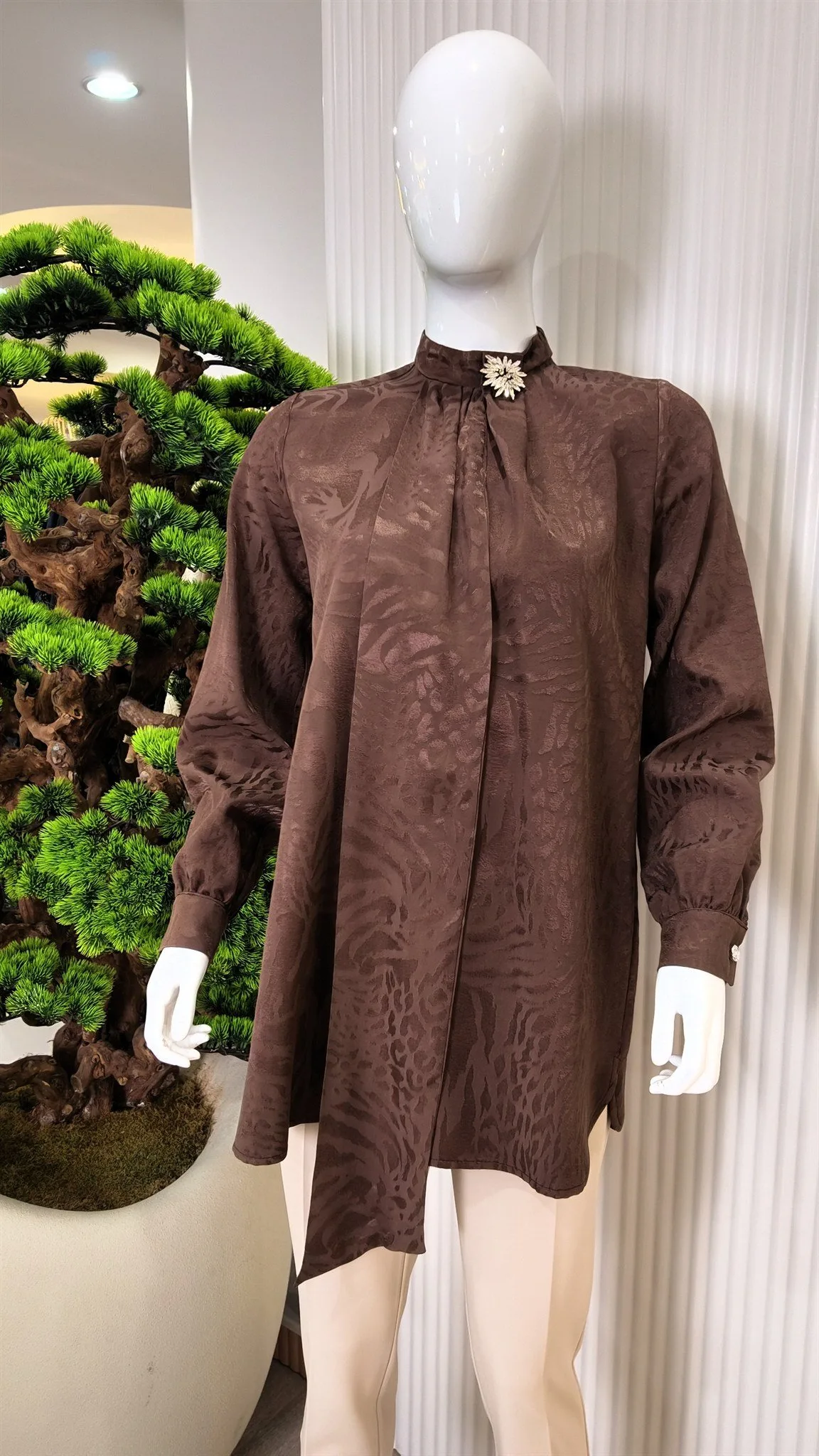 NPrive Jakar Detaylı Tunik 19094
