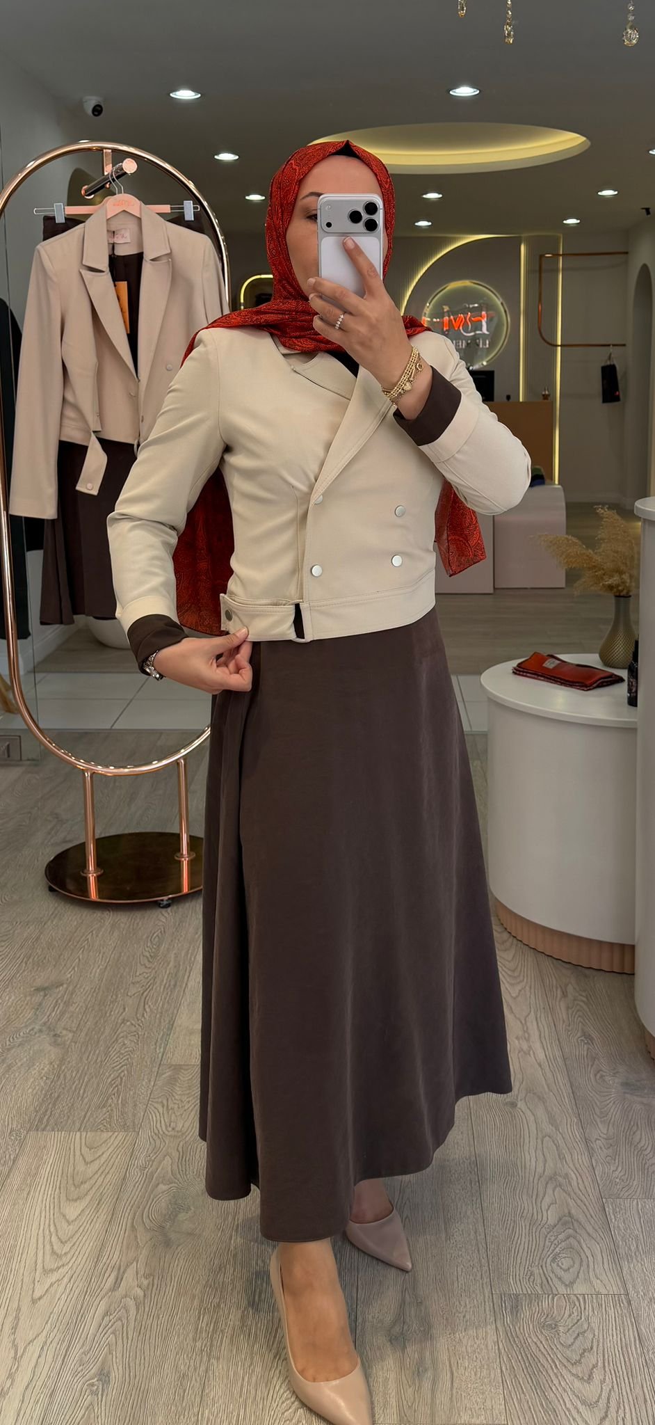NPrive Düğme Detaylı Takım 15282