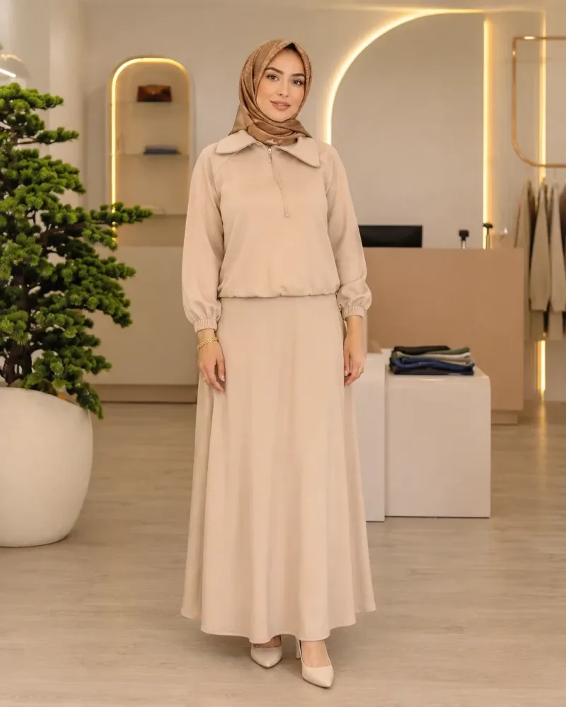 NPrive Örme Modal Etekli Takım 19471