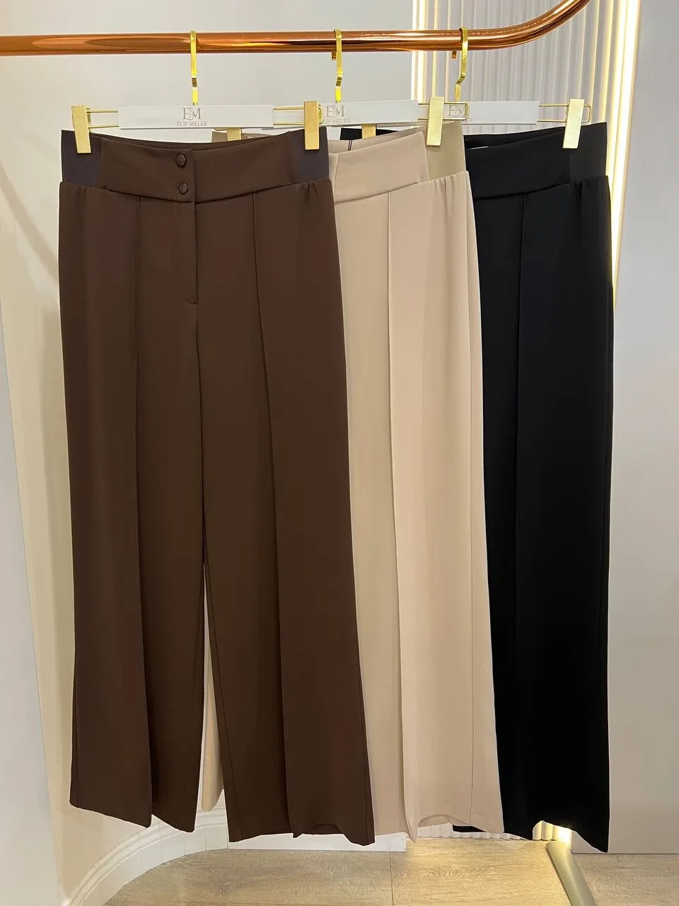 Yusuf Özdemir Beli Lastik Pantolon - 26Y1442